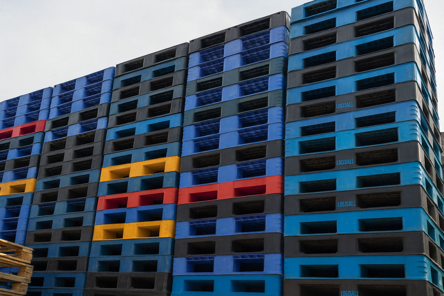 Home used plastic pallets